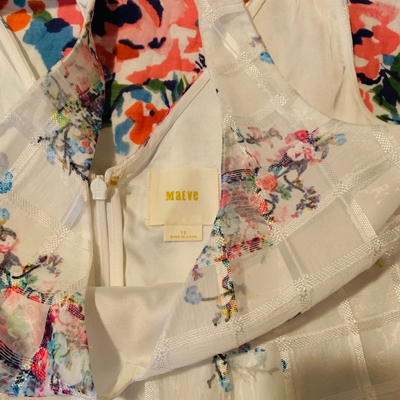 Never worn Maeve/Anthropology floral dress size 12 - Picture 3 of 6